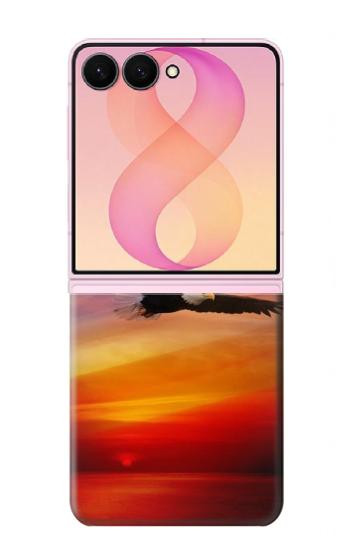 S3841 Bald Eagle Flying Colorful Sky Case For Samsung Galaxy Z Flip 8