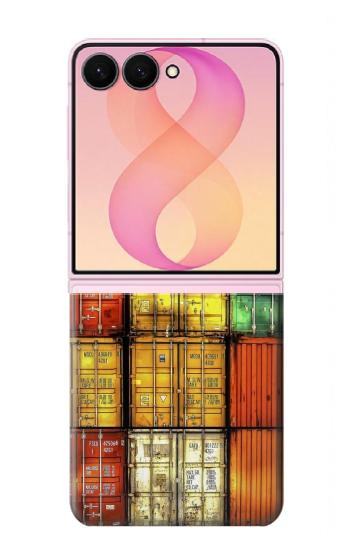 S3861 Colorful Container Block Case For Samsung Galaxy Z Flip 8