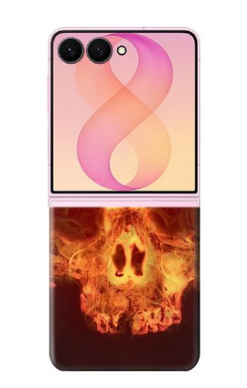 S3881 Fire Skull Case For Samsung Galaxy Z Flip 8