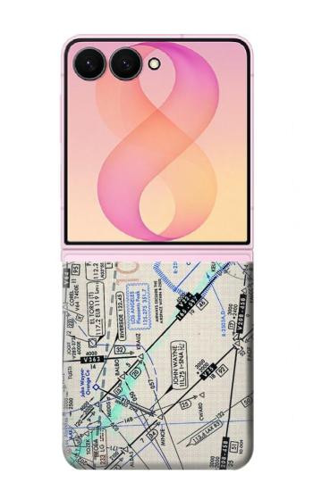 S3882 Flying Enroute Chart Case For Samsung Galaxy Z Flip 8