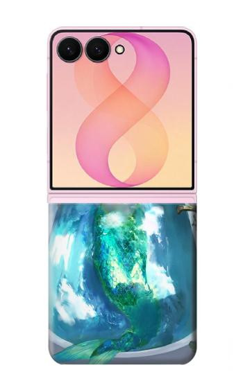 S3912 Cute Little Mermaid Aqua Spa Case For Samsung Galaxy Z Flip 8