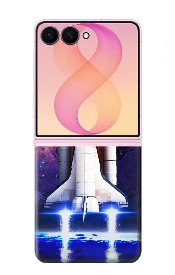 S3913 Colorful Nebula Space Shuttle Case For Samsung Galaxy Z Flip 8