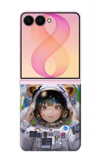 S3915 Raccoon Girl Baby Sloth Astronaut Suit Case For Samsung Galaxy Z Flip 8