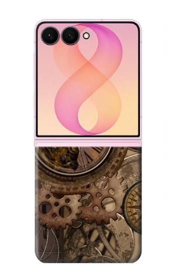 S3927 Compass Clock Gage Steampunk Case For Samsung Galaxy Z Flip 8