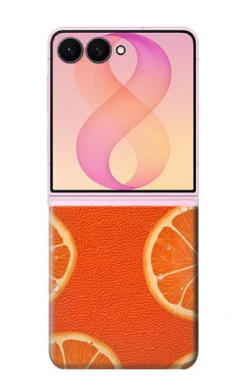 S3946 Seamless Orange Pattern Case For Samsung Galaxy Z Flip 8