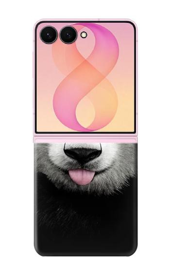 S4049 Cute Panda Stick Out Tongue Case For Samsung Galaxy Z Flip 8