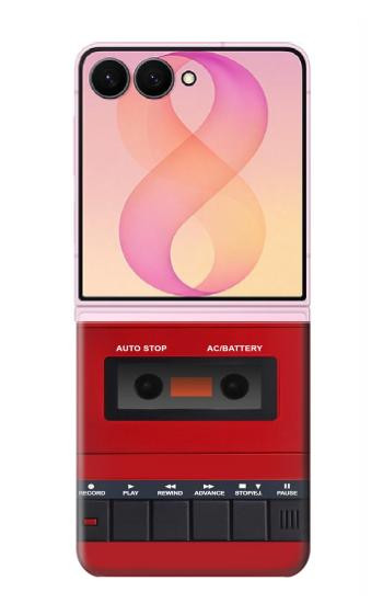 S4073 Vintage Red Cassette Player Graphic Case For Samsung Galaxy Z Flip 8
