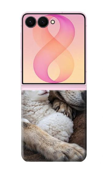 S4089 Gentle Wolf And Lamb Friendship Art Case For Samsung Galaxy Z Flip 8