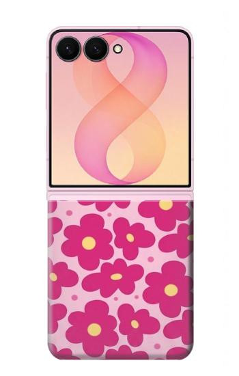 S4097 Pink Floral Seamless Pattern Design Case For Samsung Galaxy Z Flip 8