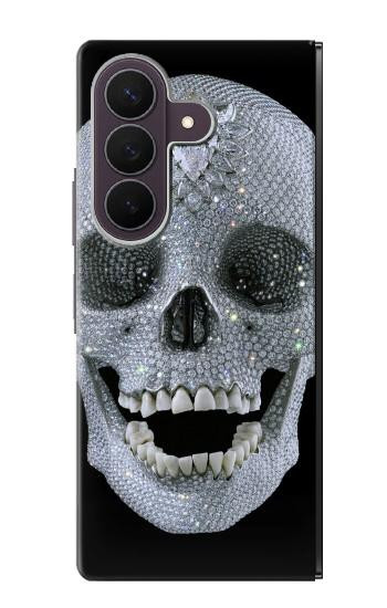 S1286 Diamond Skull Case For Samsung Galaxy Z Fold 8 Ultra