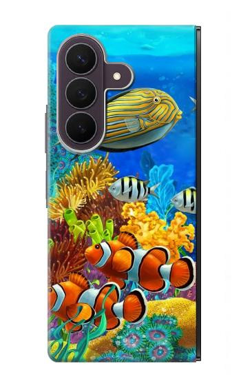 S2568 Sea Seabed Fish Corals Underwater Ocean Case For Samsung Galaxy Z Fold 8 Ultra