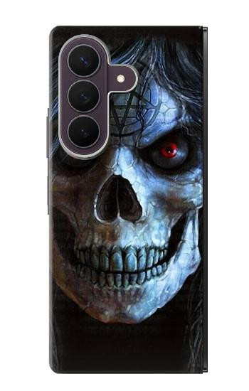 S2585 Evil Death Skull Pentagram Case For Samsung Galaxy Z Fold 8 Ultra