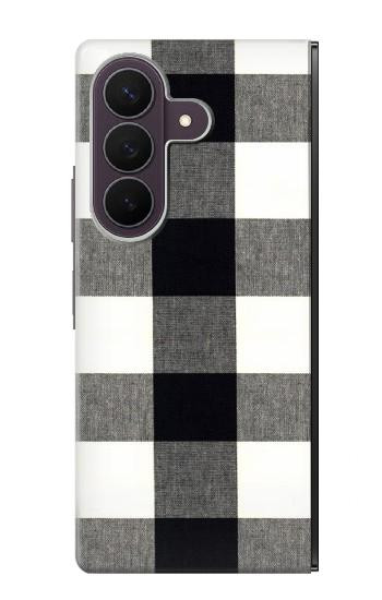 S2842 Black and White Buffalo Check Pattern Case For Samsung Galaxy Z Fold 8 Ultra