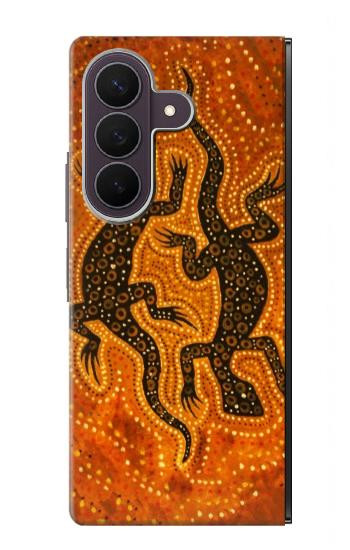 S2901 Lizard Aboriginal Art Case For Samsung Galaxy Z Fold 8 Ultra