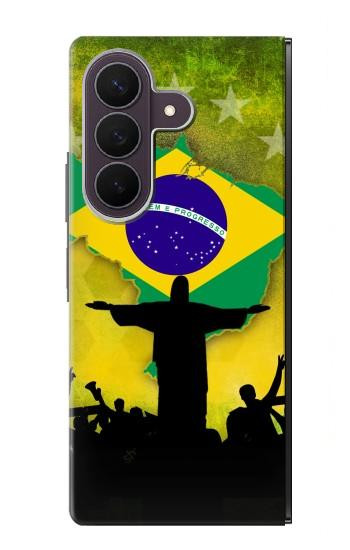 S2981 Brazil Football Soccer Case For Samsung Galaxy Z Fold 8 Ultra