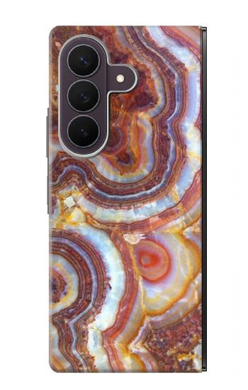 S3034 Colored Marble Texture Printed Case For Samsung Galaxy Z Fold 8 Ultra