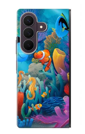 S3227 Underwater World Cartoon Case For Samsung Galaxy Z Fold 8 Ultra
