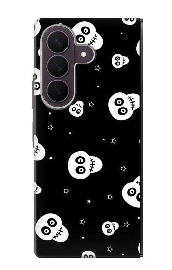 S3261 Smile Skull Halloween Pattern Case For Samsung Galaxy Z Fold 8 Ultra