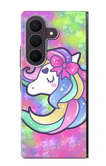 S3264 Pastel Unicorn Case For Samsung Galaxy Z Fold 8 Ultra