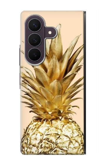 S3490 Gold Pineapple Case For Samsung Galaxy Z Fold 8 Ultra