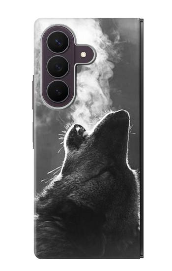 S3505 Wolf Howling Case For Samsung Galaxy Z Fold 8 Ultra