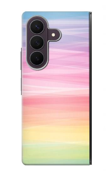 S3507 Colorful Rainbow Pastel Case For Samsung Galaxy Z Fold 8 Ultra