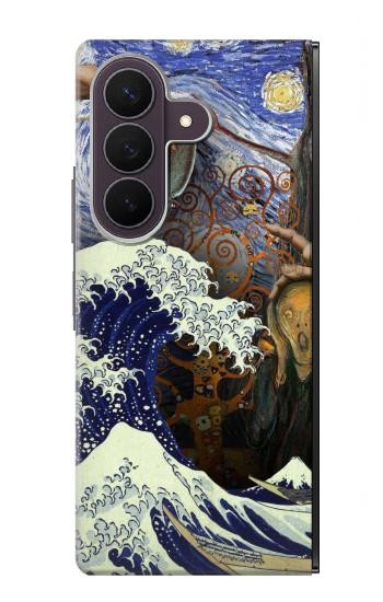 S3851 World of Art Van Gogh Hokusai Da Vinci Case For Samsung Galaxy Z Fold 8 Ultra
