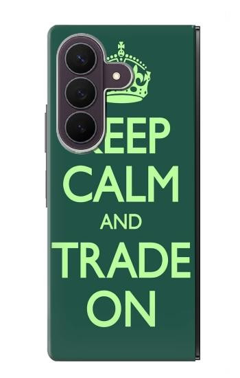 S3862 Keep Calm and Trade On Case For Samsung Galaxy Z Fold 8 Ultra