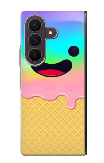 S3939 Ice Cream Cute Smile Case For Samsung Galaxy Z Fold 8 Ultra