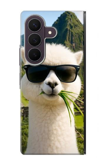 S4069 Alpaca Sunglasses Case For Samsung Galaxy Z Fold 8 Ultra