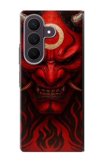 S4099 Mystic Red Demon Illustration Case For Samsung Galaxy Z Fold 8 Ultra