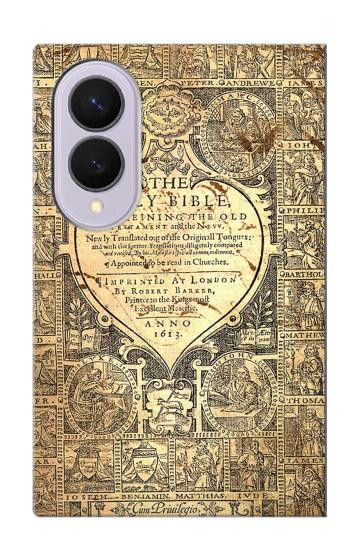 S0330 Bible Page Case For Samsung Galaxy Z Fold 8