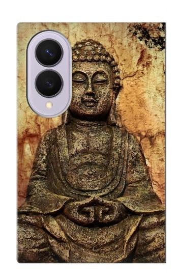 S0344 Buddha Rock Carving Case For Samsung Galaxy Z Fold 8