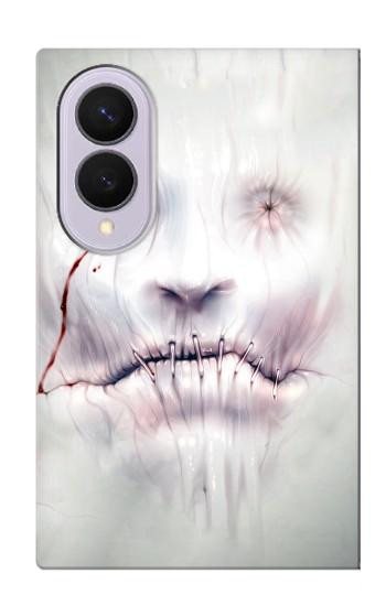 S0884 Horror Face Case For Samsung Galaxy Z Fold 8