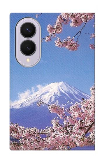 S1060 Mount Fuji Sakura Cherry Blossom Case For Samsung Galaxy Z Fold 8