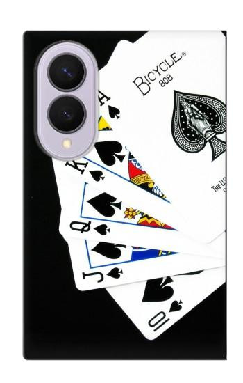 S1078 Poker Royal Straight Flush Case For Samsung Galaxy Z Fold 8