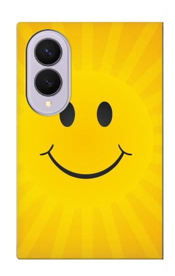 S1146 Yellow Sun Smile Case For Samsung Galaxy Z Fold 8