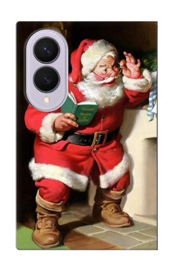 S1417 Santa Claus Merry Xmas Case For Samsung Galaxy Z Fold 8