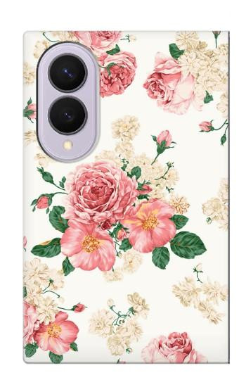 S1859 Rose Pattern Case For Samsung Galaxy Z Fold 8