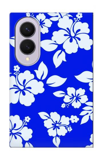 S2244 Hawaiian Hibiscus Blue Pattern Case For Samsung Galaxy Z Fold 8