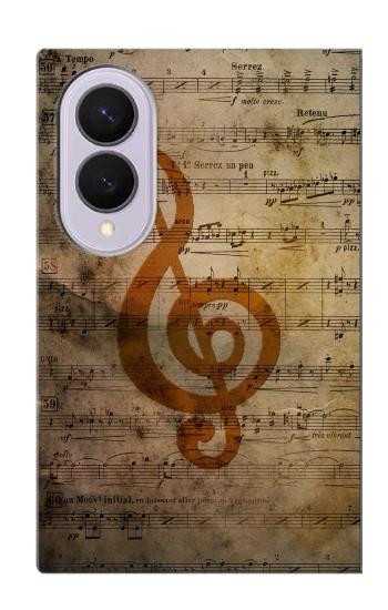 S2368 Sheet Music Notes Case For Samsung Galaxy Z Fold 8