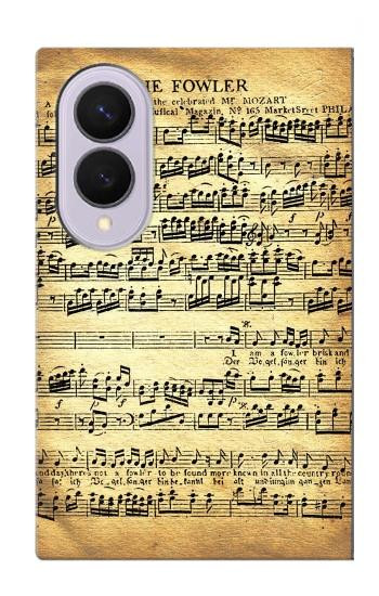 S2667 The Fowler Mozart Music Sheet Case For Samsung Galaxy Z Fold 8