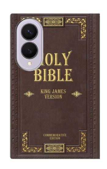 S2889 Holy Bible Cover King James Version Case For Samsung Galaxy Z Fold 8