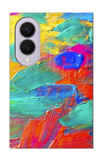 S2942 Brush Stroke Painting Case For Samsung Galaxy Z Fold 8