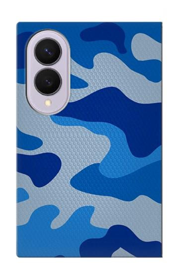 S2958 Army Blue Camo Camouflage Case For Samsung Galaxy Z Fold 8