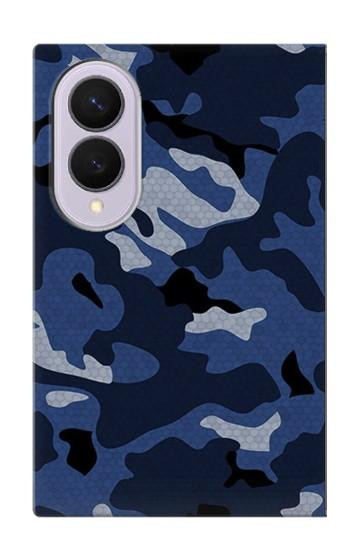 S2959 Navy Blue Camo Camouflage Case For Samsung Galaxy Z Fold 8