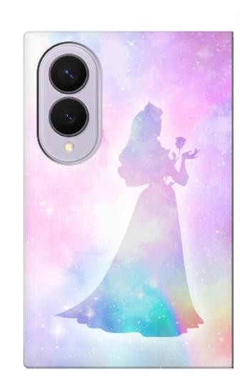 S2992 Princess Pastel Silhouette Case For Samsung Galaxy Z Fold 8