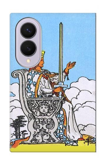 S3068 Tarot Card Queen of Swords Case For Samsung Galaxy Z Fold 8