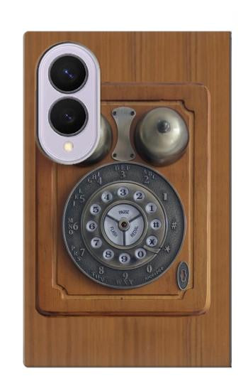 S3146 Antique Wall Retro Dial Phone Case For Samsung Galaxy Z Fold 8