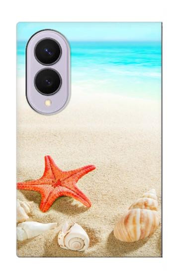 S3212 Sea Shells Starfish Beach Case For Samsung Galaxy Z Fold 8